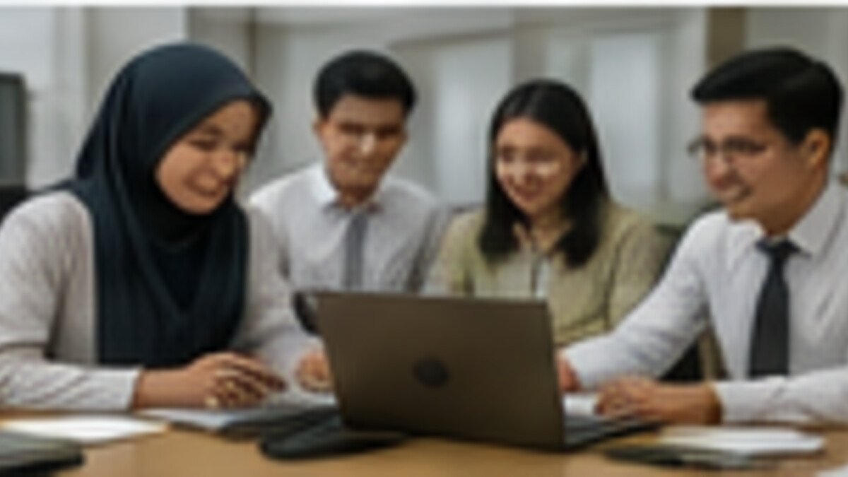 Mahasiswa Indonesia berdiskusi mengenai rencana studi dan pembiayaan kuliah